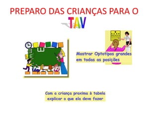 PREPARO DAS CRIANÇAS PARA O
 