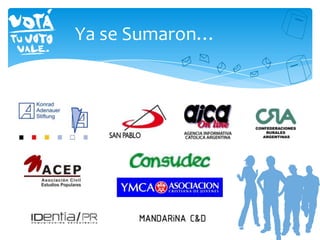 Ya se Sumaron…
 