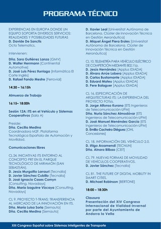 Programa Sistemas Inteligentes de Transporte | PDF
