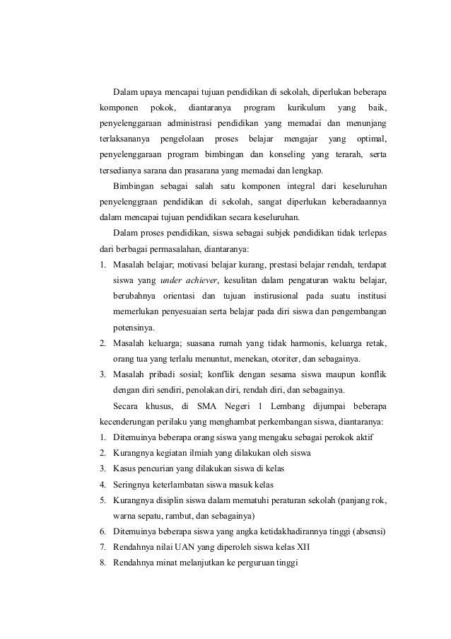 Program Bk Sman 1 Lembang