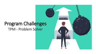 Program Challenges
TPM - Problem Solver
 