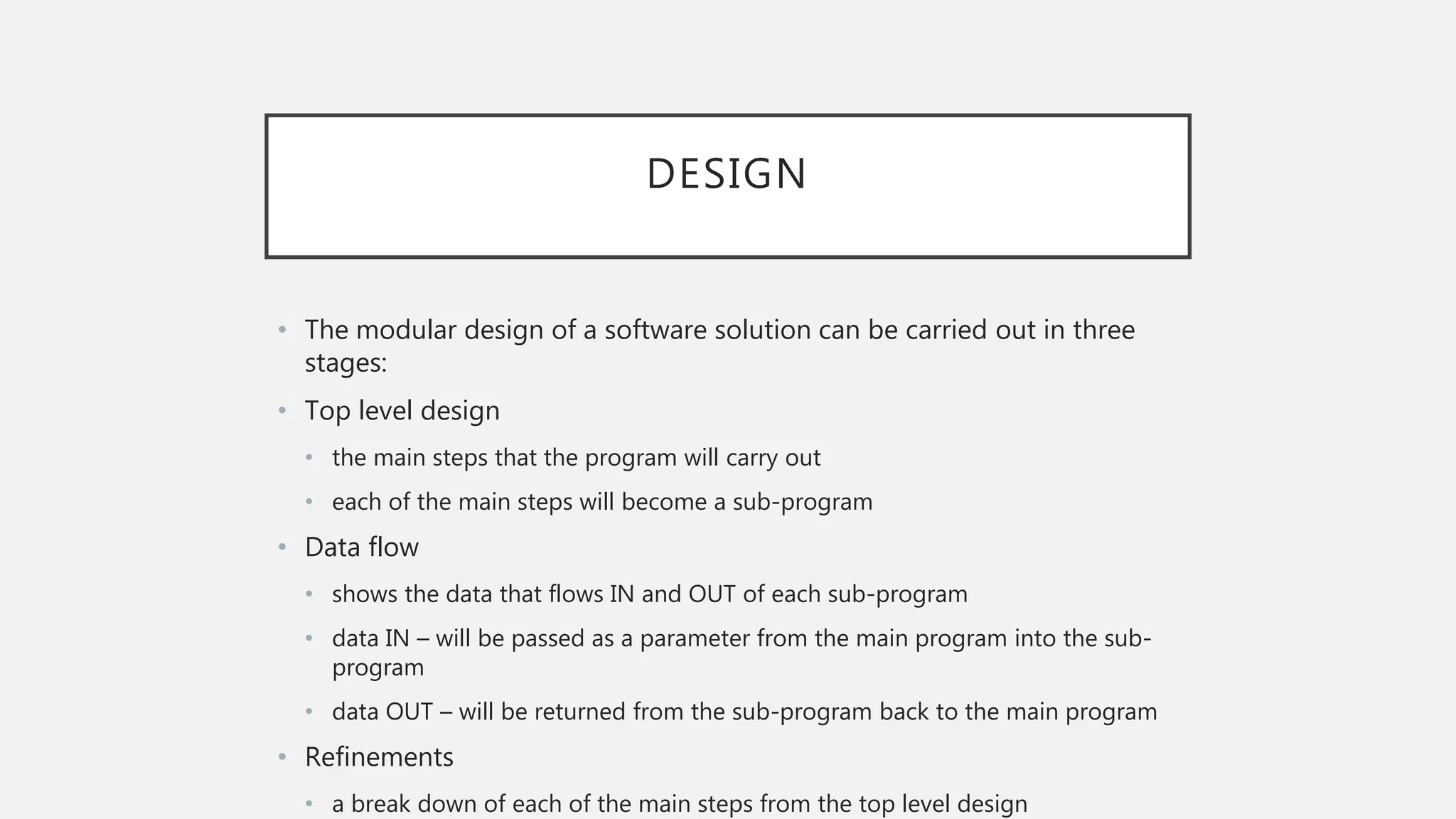 Program Design | PPT