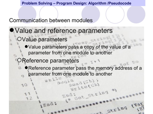 Program design and problem solving techniques | PPT | Programming ...