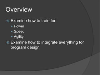 Program design – how to put everything together | PPT