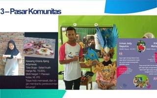ProgramSMA/MADoubleTrack|
Presentasi
4
3–PasarKomunitas
 