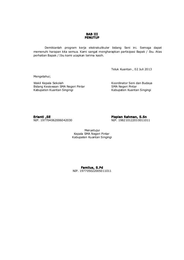 Program Ekstrakurikuler Seni