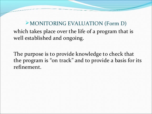 Program Evaluation Forms And Approaches By Helen A Casimiro