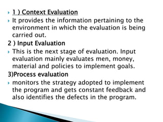 Program evaluation | PPTX