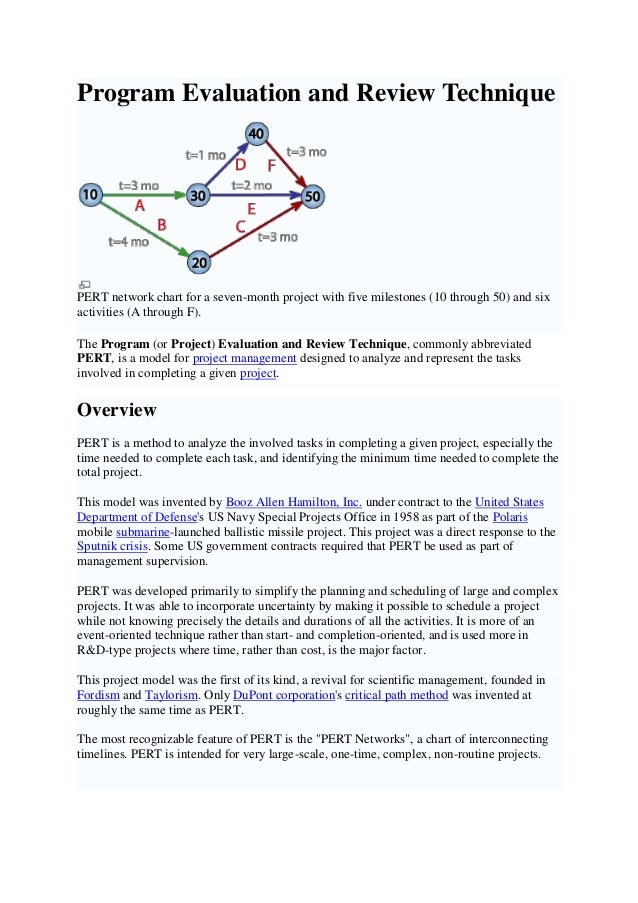 Program Evaluation And Review Technique program-evaluation-and-review-technique