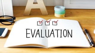 Program evaluation instead of assessment AABIG