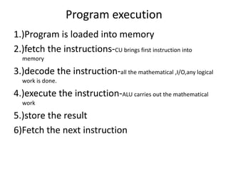 Program execution | PPT