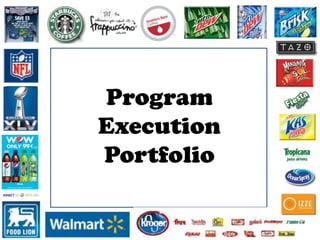 Program
Execution
Portfolio
 