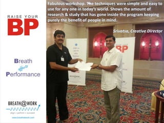Breath@Work - Program feedback_Apr'13