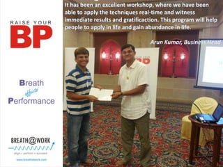 Breath@Work - Program feedback_Apr'13