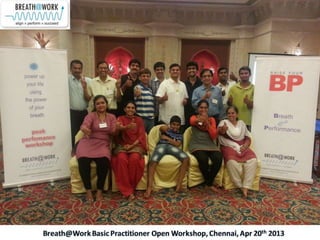 Breath@Work - Program feedback_Apr'13