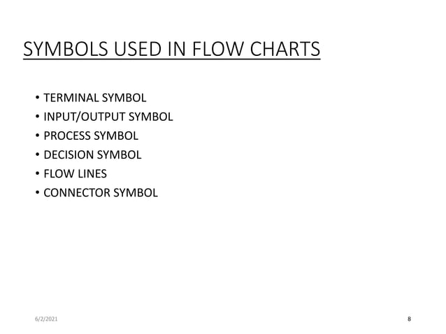 Program flow charts | PPT
