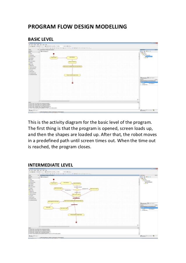 Program flow design modelling