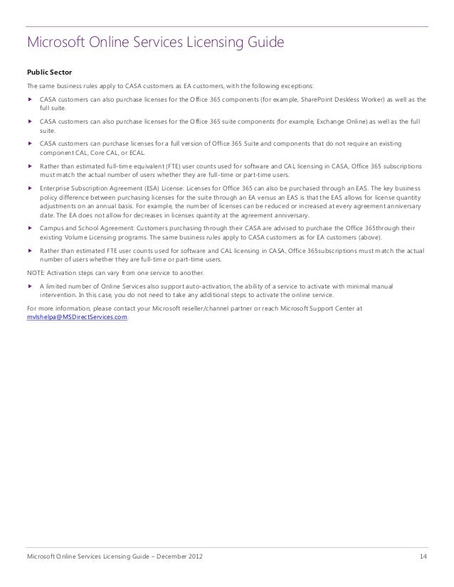 office 365 licensing guide