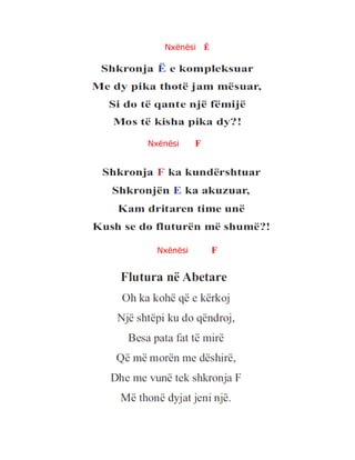 Nxënësi Ë
Nxënësi F
Nxënësi F
 