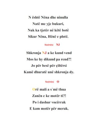 Nxënësi NJ
Nxënësi O
 