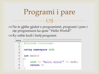 C++ Workshop Presentation | PPTX