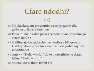 C++ Workshop Presentation | PPTX
