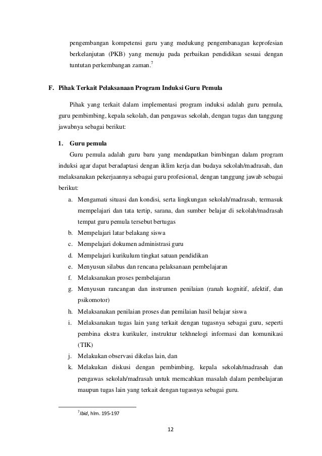 Contoh Laporan Program Induksi Guru Pemula 2015 Kumpulan Contoh Laporan