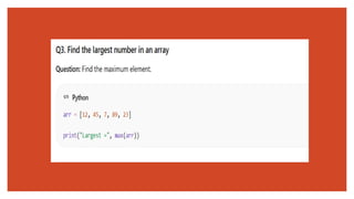 Understanding Arrays in Programming: Types and Simple Flow Examples | PPTX