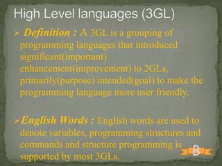 Programing languages | PPTX