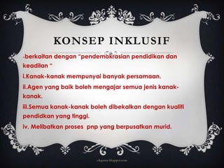 Program inklusif | PPTX