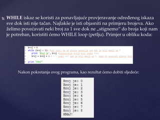 Uvod u programiranje i programski jezik Python | PPT | Free Download