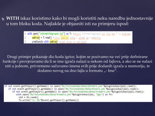 Uvod u programiranje i programski jezik Python | PPTX