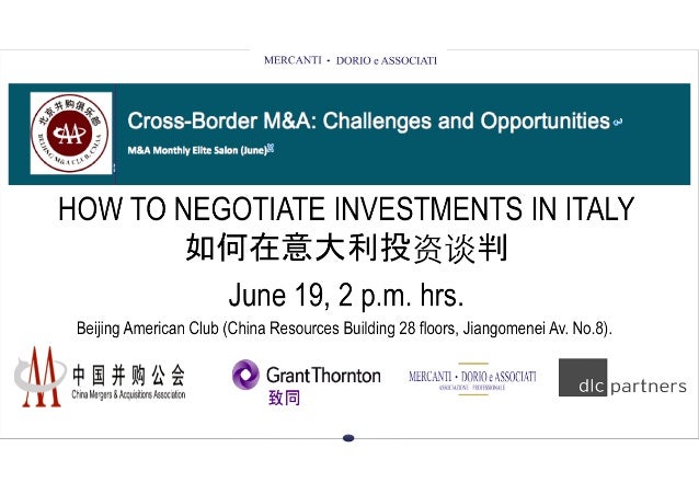 China Cross Border M A Challenges And Opportunities