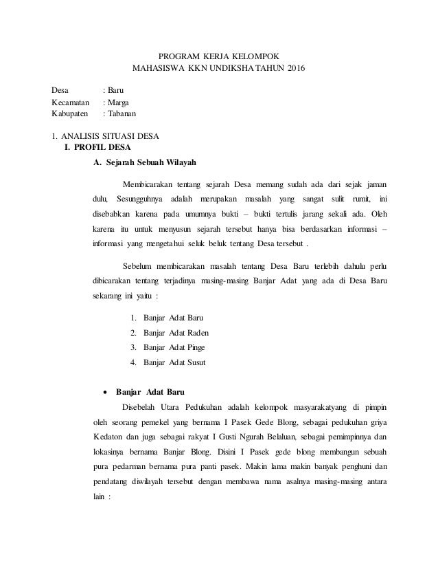 Program kerja kkn undiksha malaysia