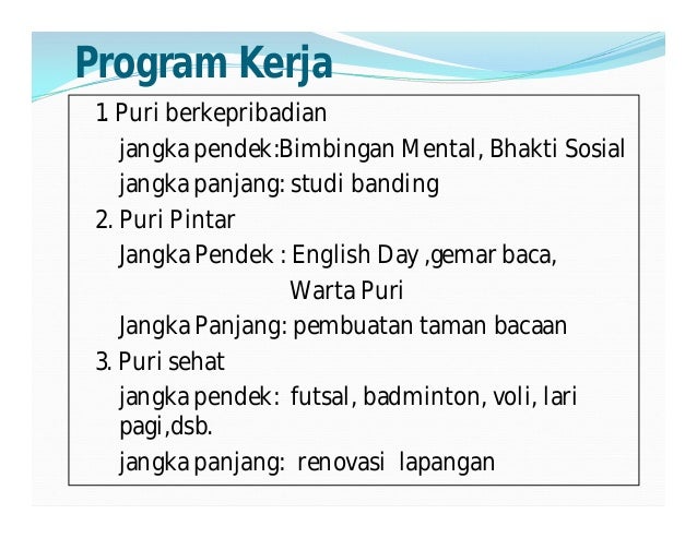 Program Kerja Karang Taruna