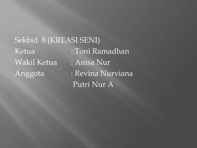 Program kerja osis