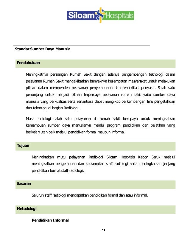 Contoh Laporan Pengamatan Di Rumah Sakit.Program Kerja 