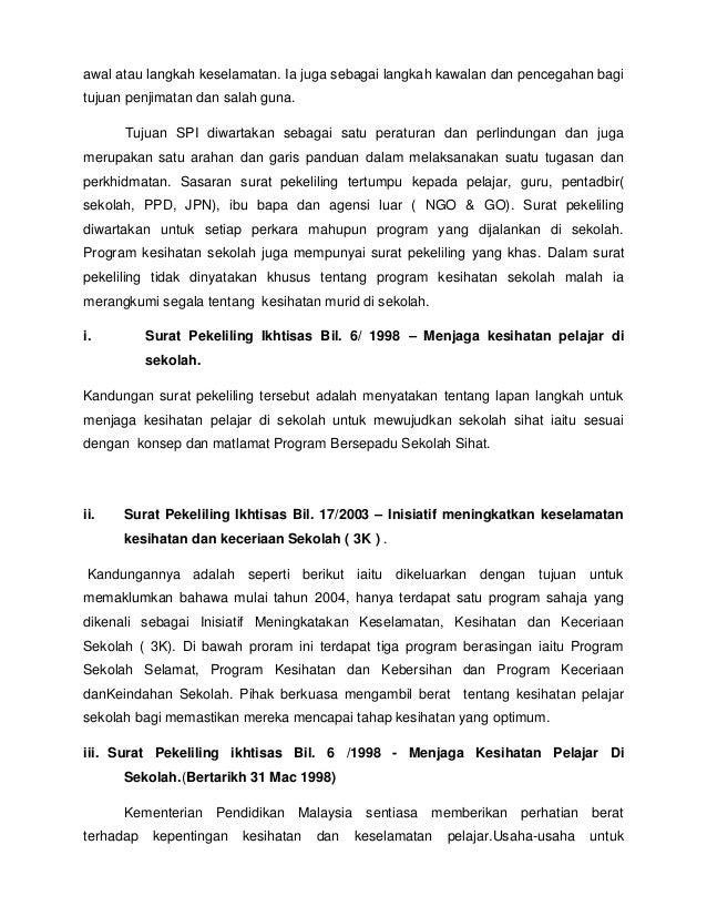Program kesihatan sekolah Program kesihatan sekolah