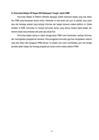 Sdn 005 PROGRAM KOMUNITAS BELAJAR SDN 005 Balteng.doc