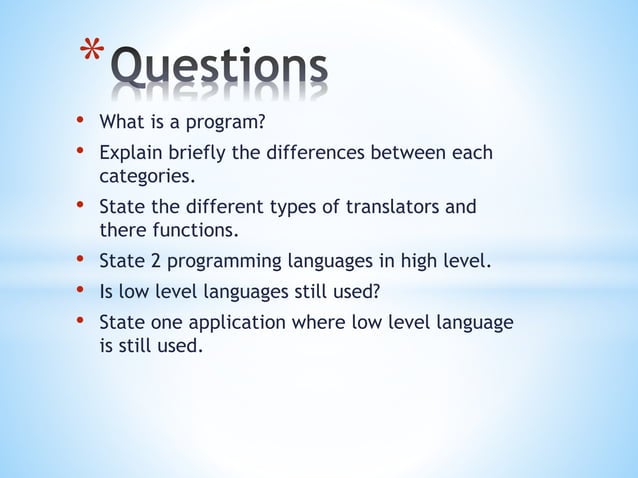 Program & language generation | PPT