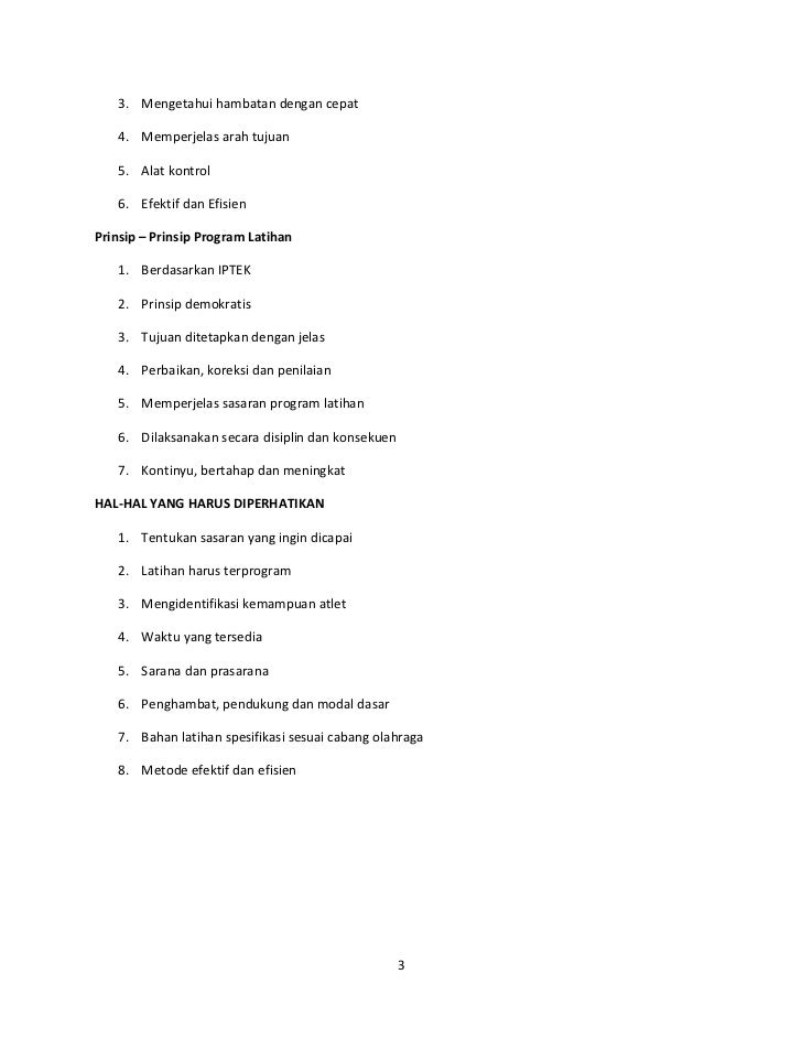 Program latihan bola voli mini