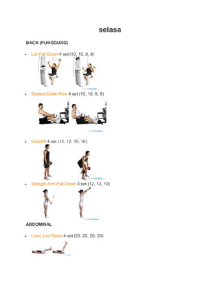 Program latihan fitnes | DOCX | Fitness and Exercise | Healthy Living