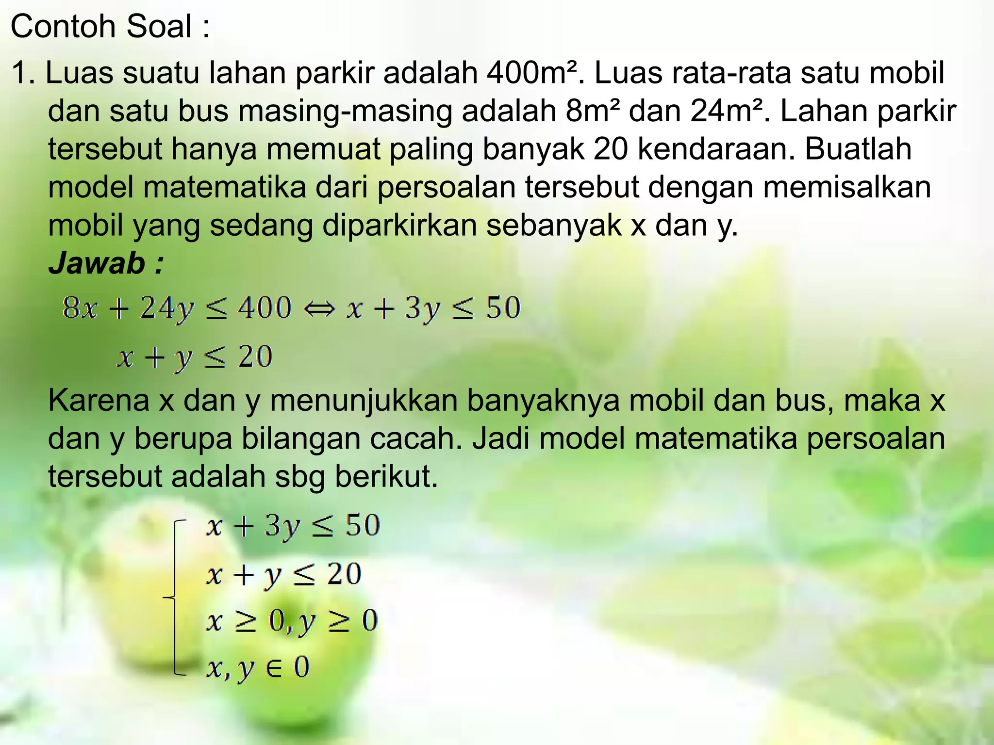 Program linear | PPT
