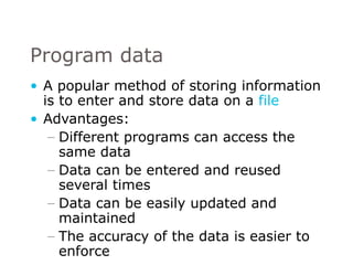 Program logic and design | PPT