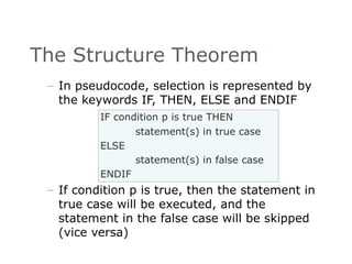 Structured Program Theorem Program logic and design | PPT