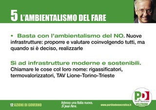 Programma Partito Democratico elezioni 2008