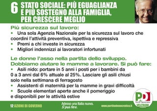 Programma Partito Democratico elezioni 2008