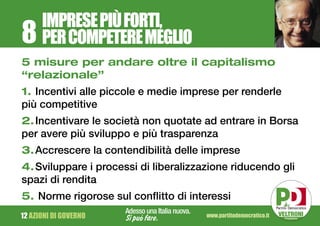 Programma Partito Democratico elezioni 2008