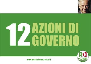 Programma Partito Democratico elezioni 2008
