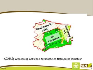 3-3-2015 88
AGNAS: Afbakening Gebieden Agrarische en Natuurlijke Structuur
 
